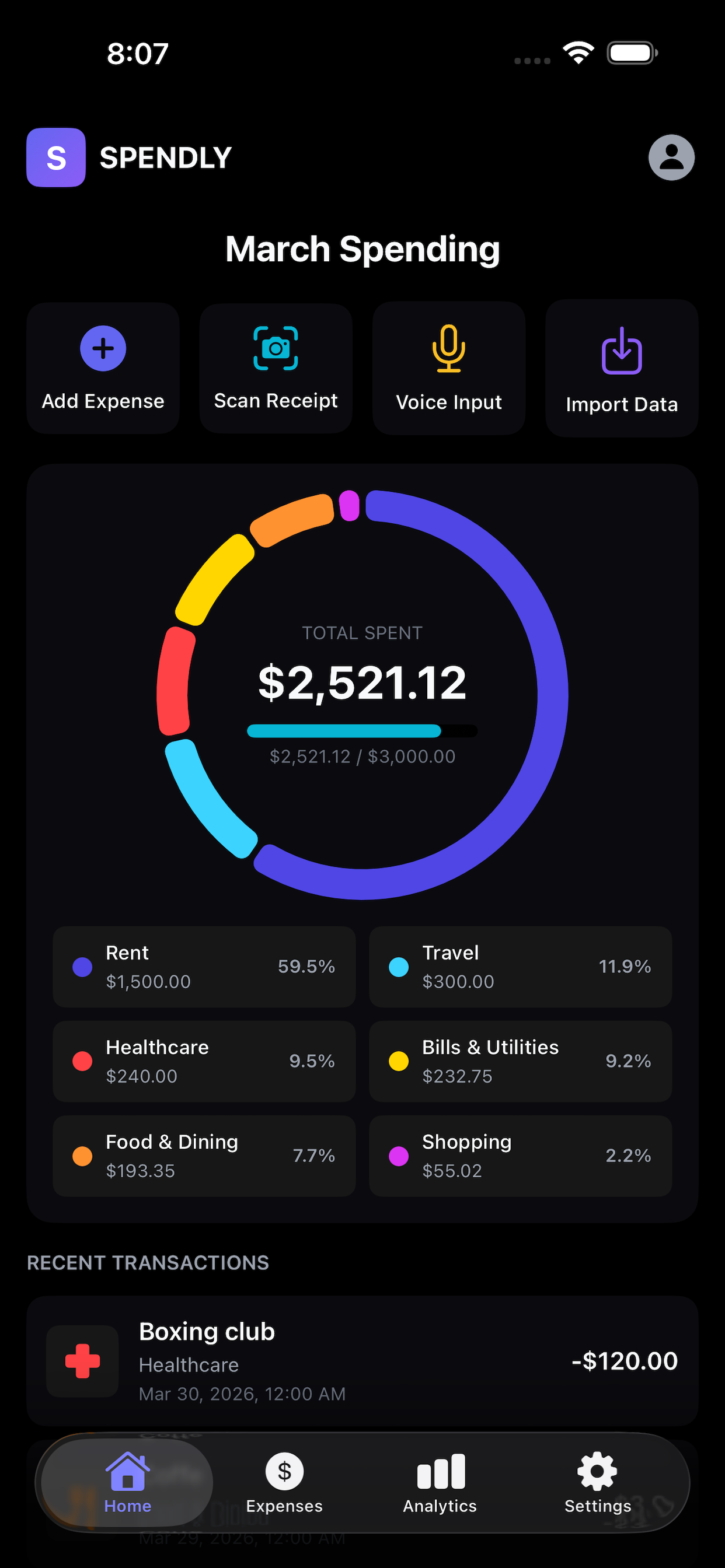 SPENDLY screenshot 3